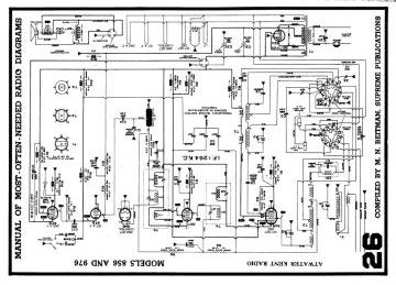 Atwater Kent 856 schematic circuit diagram